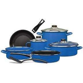 Bateria 10 pz Azul Grafito CINSA Mod: ANDALUCIA 317373