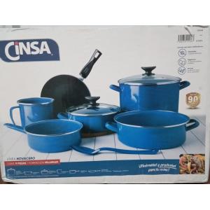 Bateria 9 Pzas Azul CINSA Mod: MILLENIUM 317375