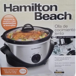 Olla Coccion Lenta 4QT HAMILTON BEACH MOD: 33141