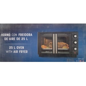 Horno Freidora Aire 25L. OSTER MOD: TSSTTV25FDMAFNSB-1MX